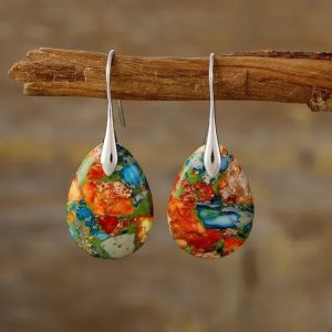 Multi color fülbevaló