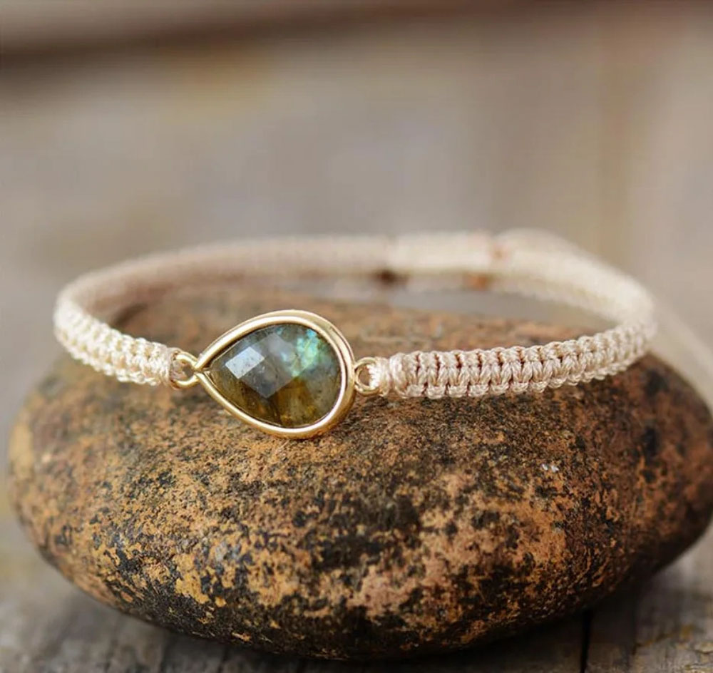 Labradorit dream - állítható ásványkarkötő