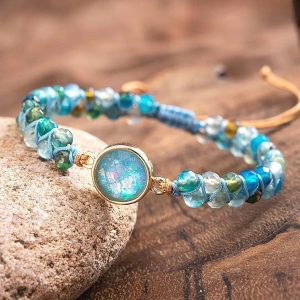 Alternative view of Aura treasure - aura aqua ásványkarkötő