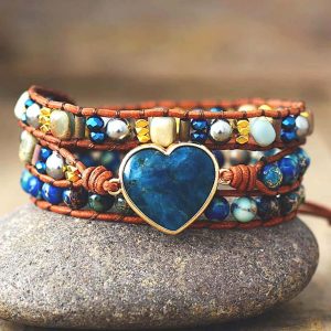 Spiritual alignment - 3 soros apatit ásványkarkötő