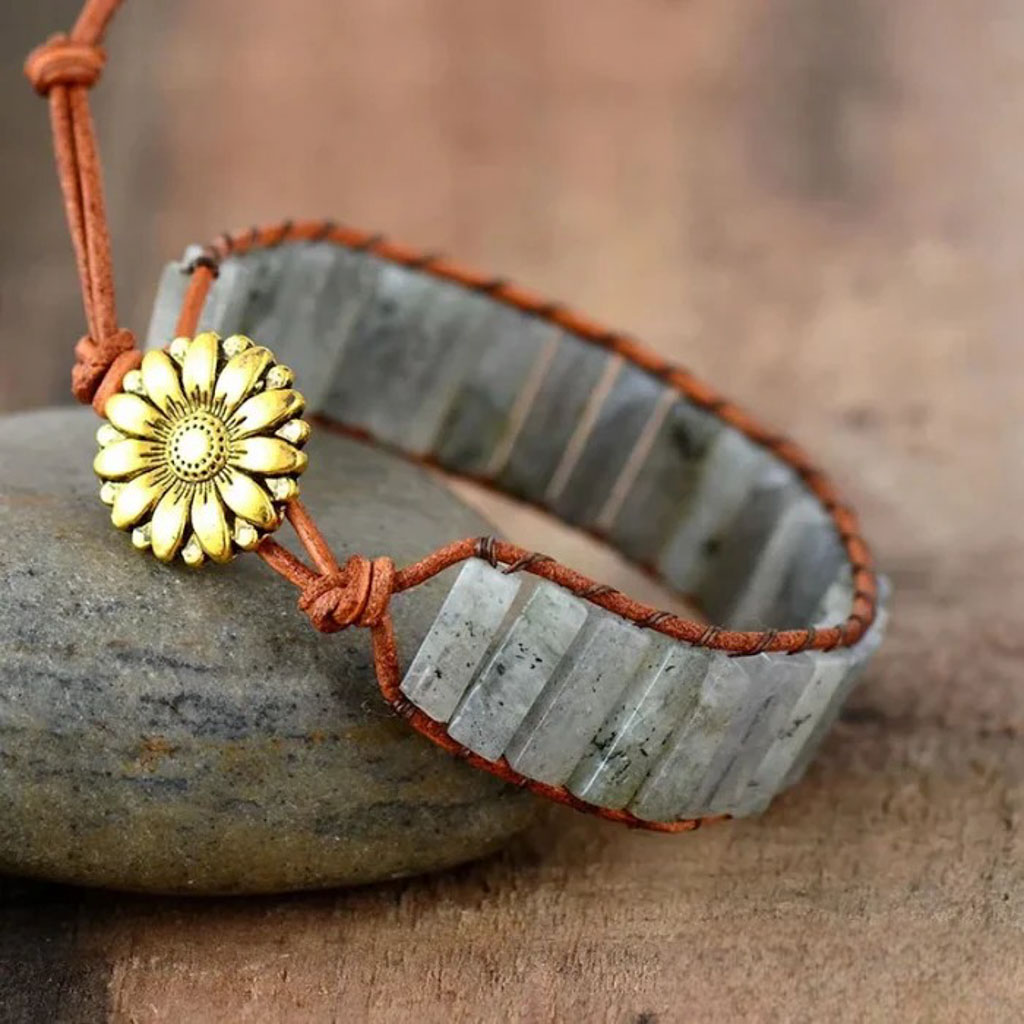 Grey energy - labradorit ásványkarkötő - Image 2