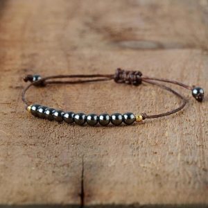 Hematit slim - állítható ásványkarkötő