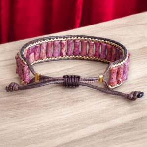 Alternative view of Mágikus regalit - állítható ásványkarkötő